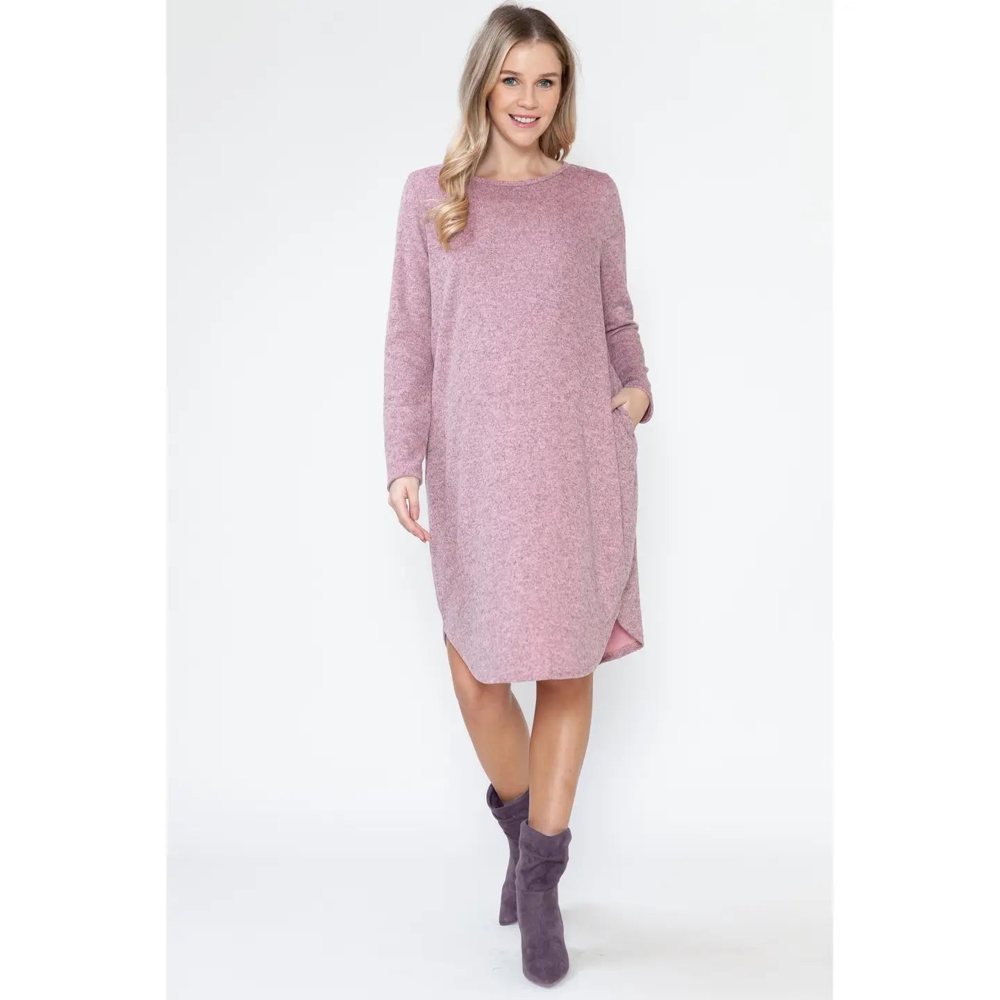 Aiyana Long Sleeve Midi Dress