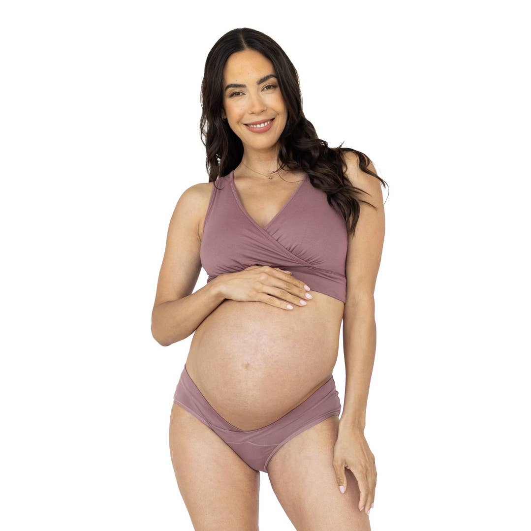 Under-The-Bump Bikini Underwear (5-Pack) Maternity/Postpartum Assorted Pastels