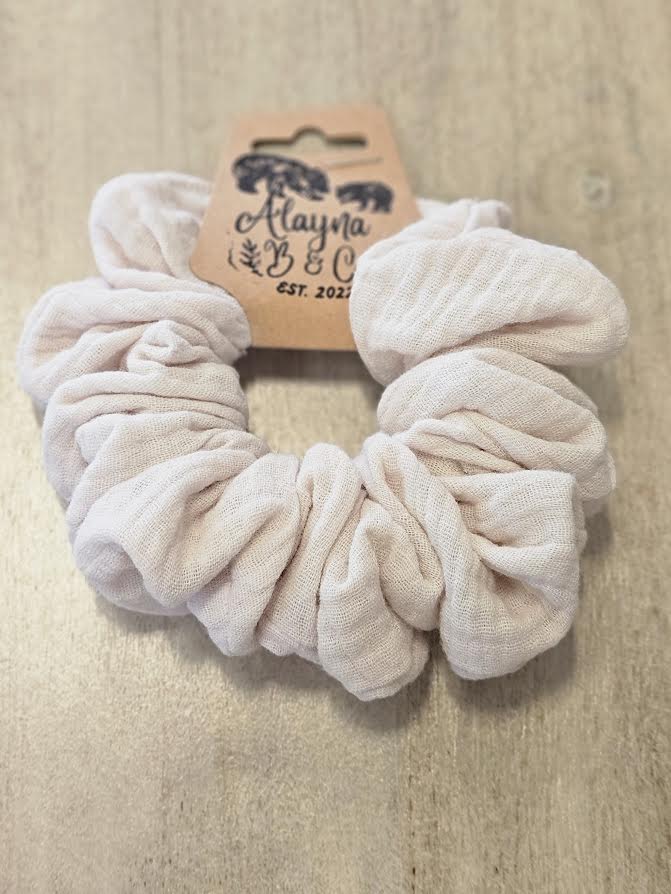 Organic Muslin Scrunchie