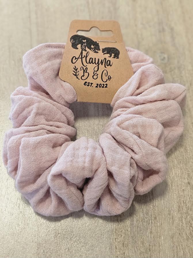 Organic Muslin Scrunchie