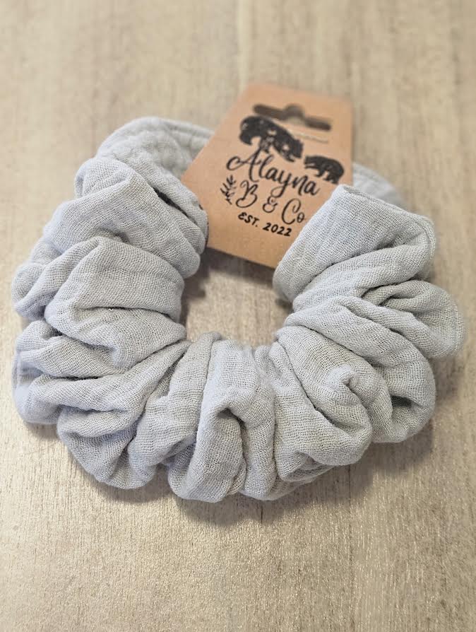 Organic Muslin Scrunchie