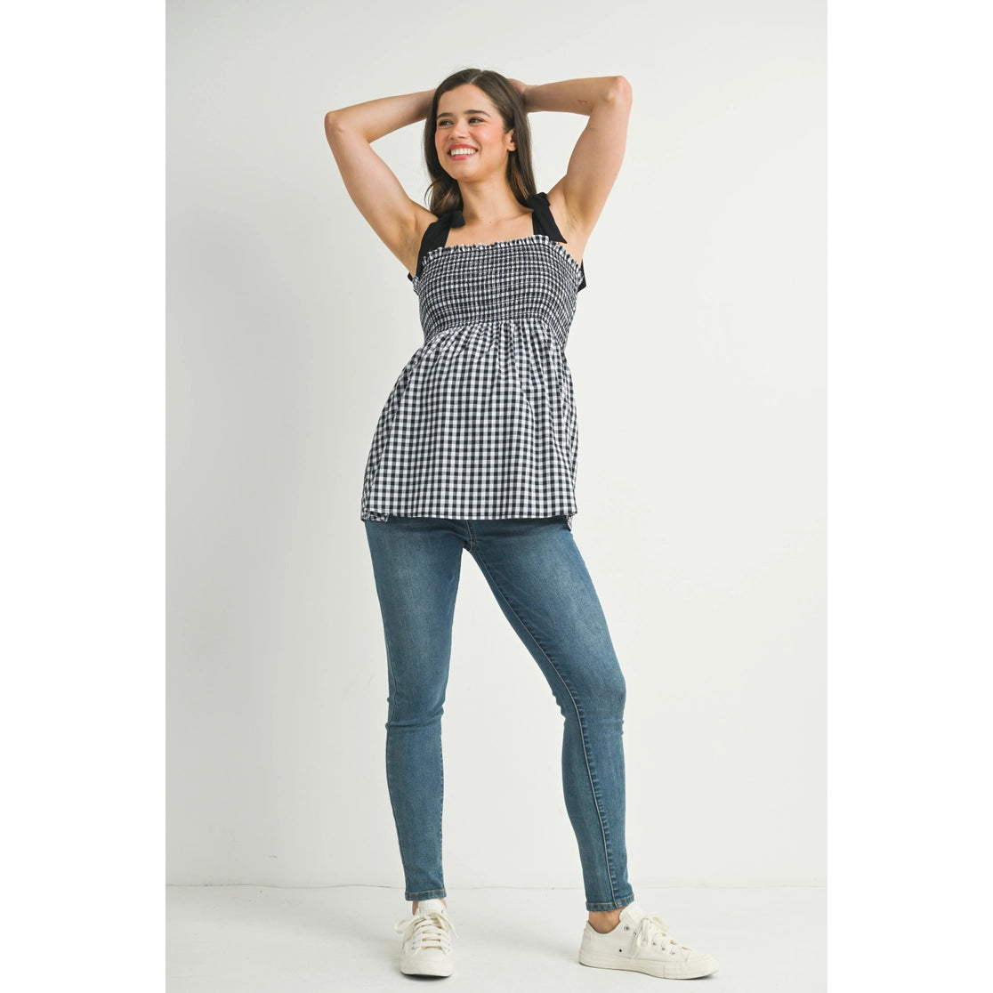 Arabella Gingham Tank Top