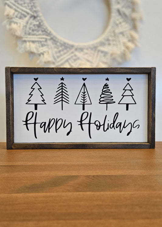 Happy Holidays Sign