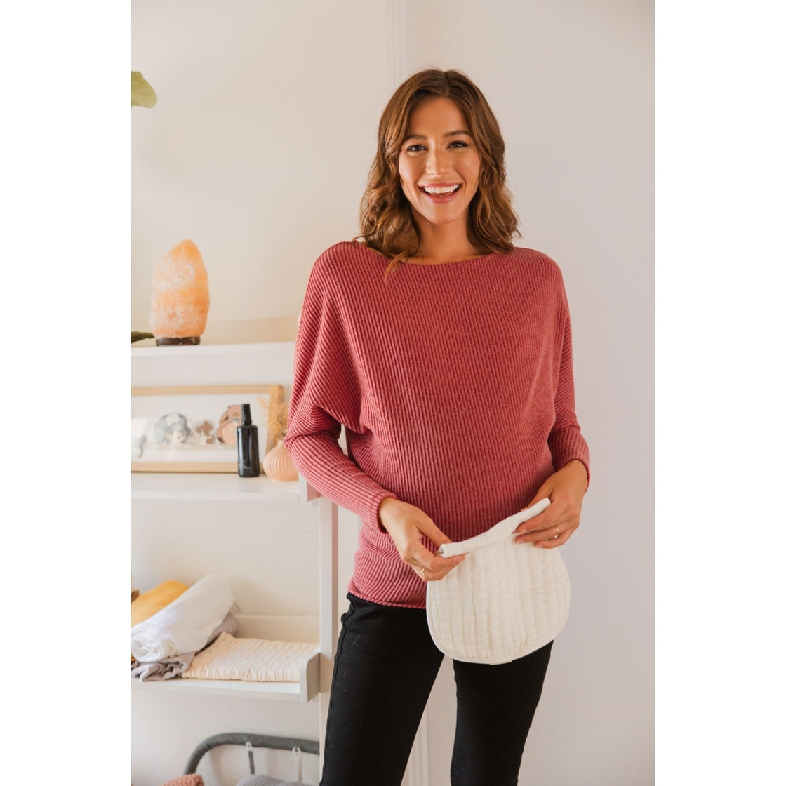 Kenzie Knit Boat Neck Top