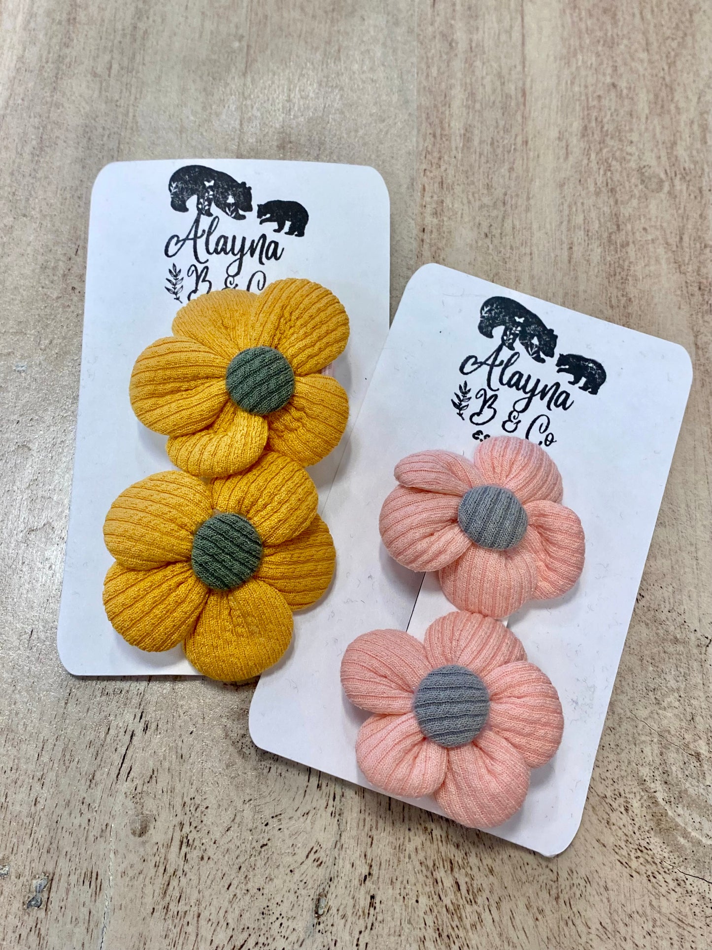 Flower Snap Clips