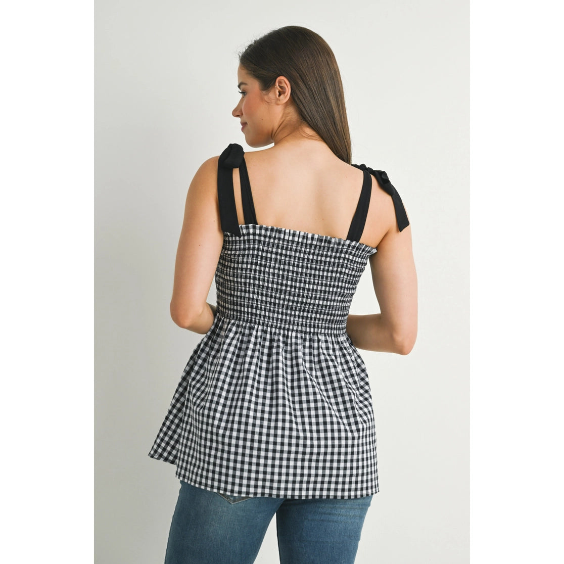 Arabella Gingham Tank Top