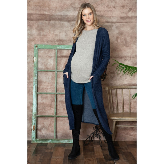 Miriam Navy Maxi Cardigan