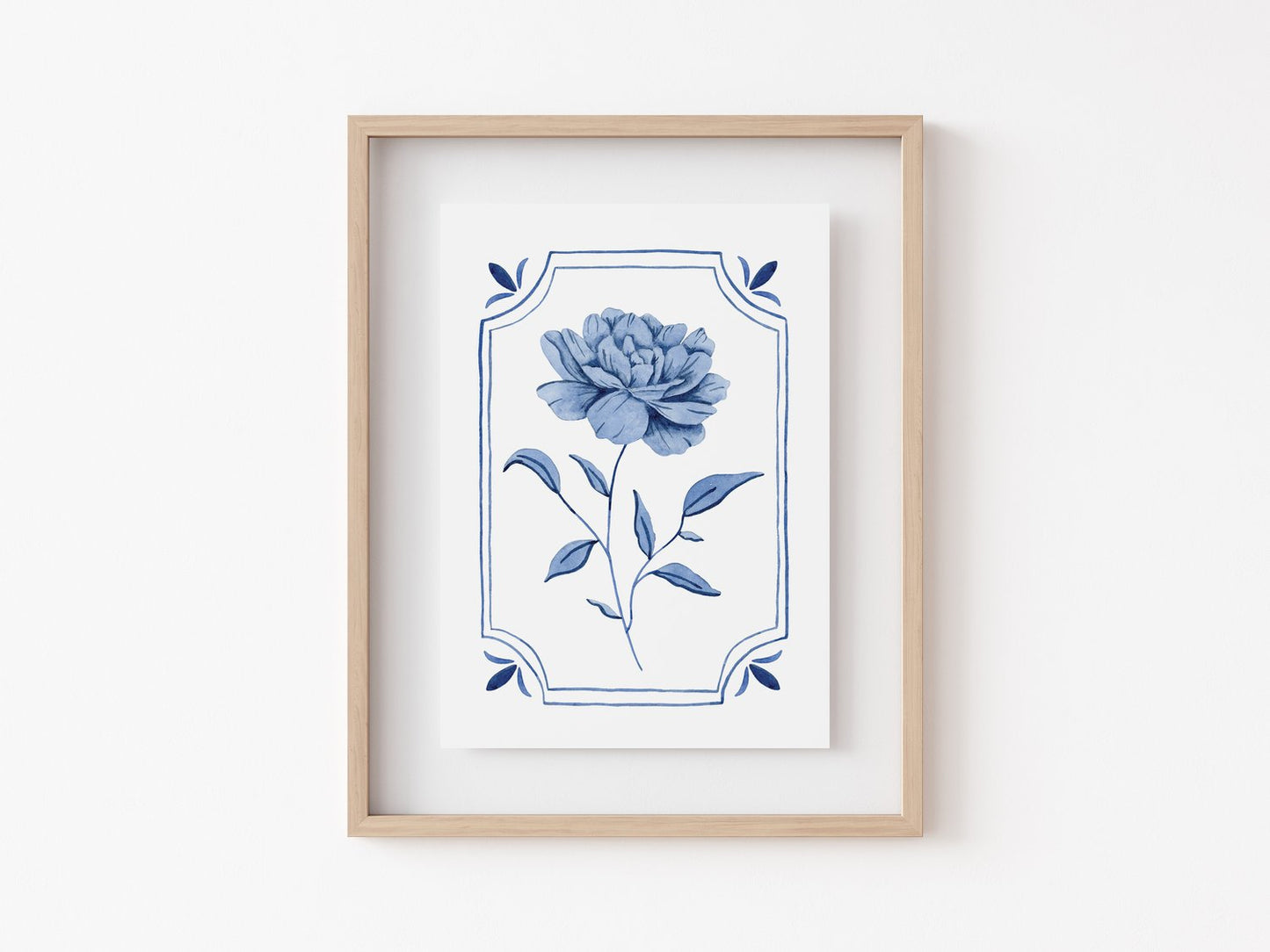 Blue Floral Prints