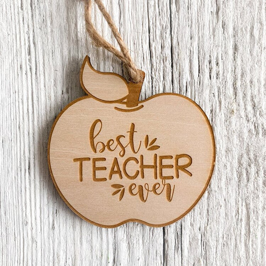 Best Teacher Ever Ornament