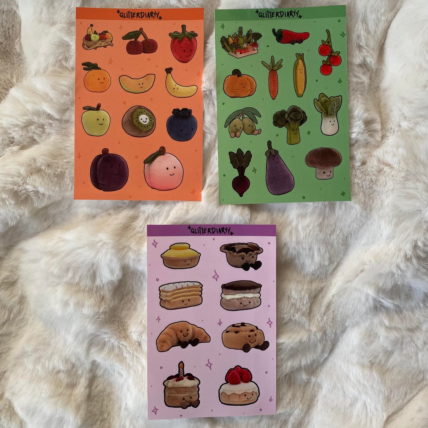 Jelly Fruit Sticker Sheet