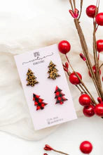 Leopard Plaid Tree 2 Stud Pack