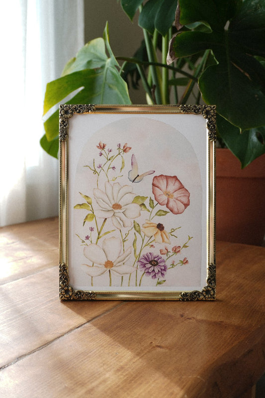 Archway Florals Print