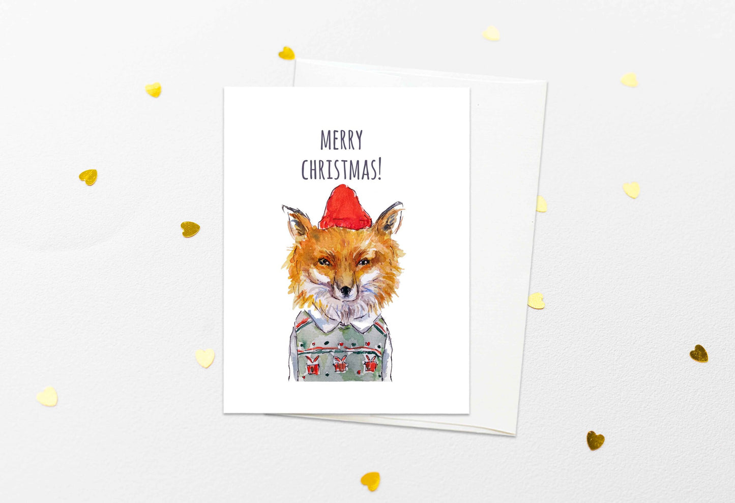 Fox Christmas Card