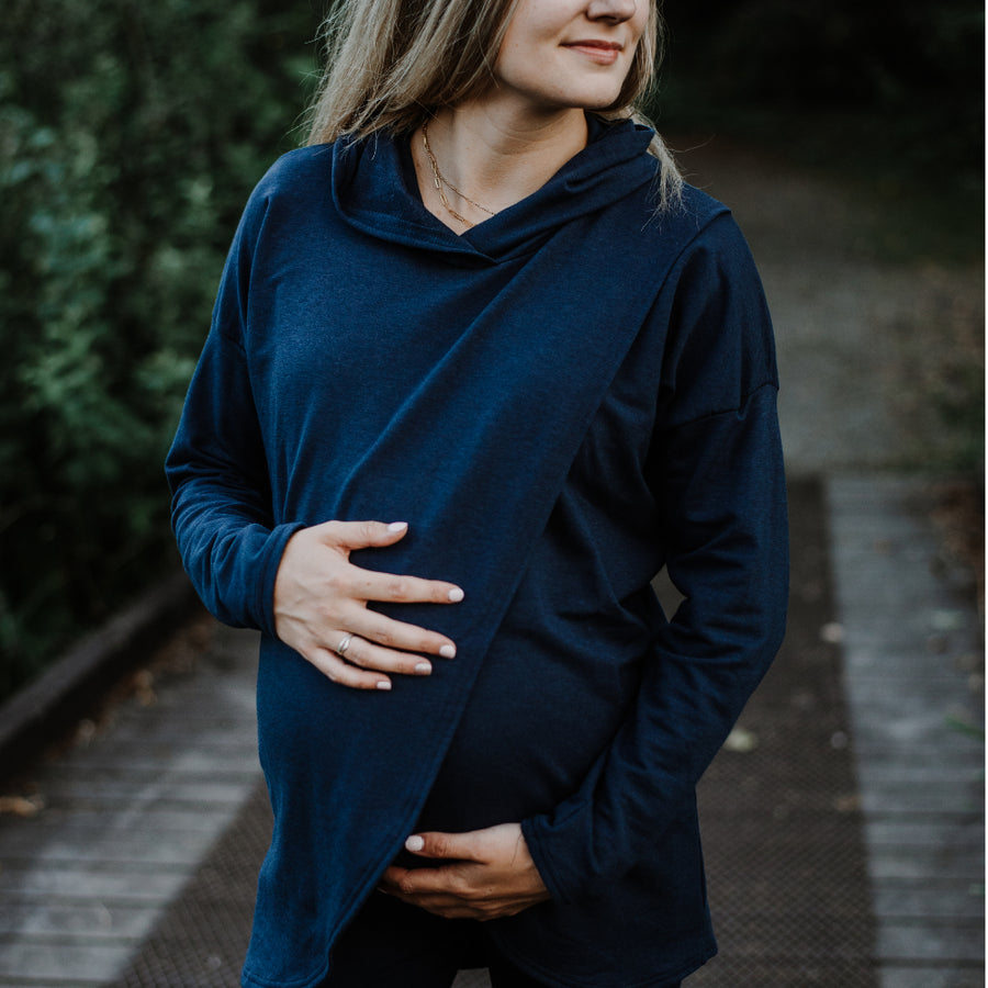 Gianna Hoodie in Navy