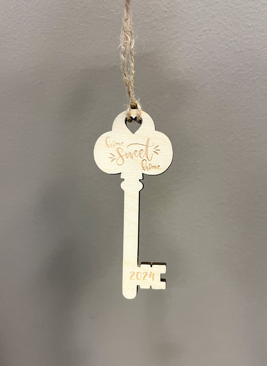 Home Sweet Home 2024 Key Ornament