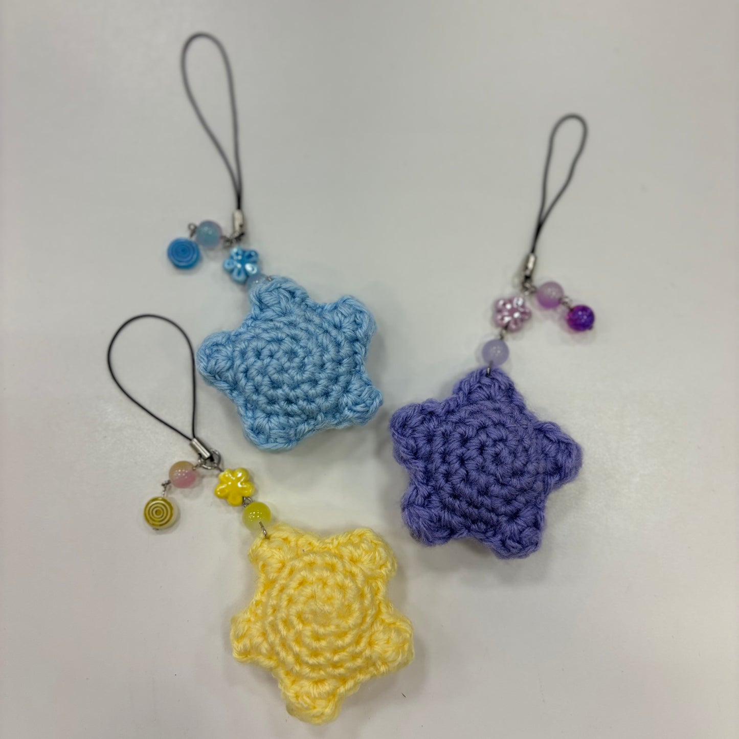 Crochet Star Keychain