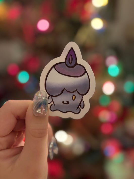 Baby Candle Sticker