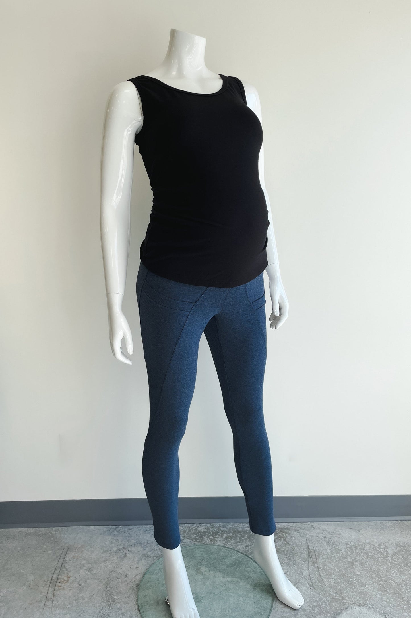 SAMPLE Bella Leggings in Heather Blue