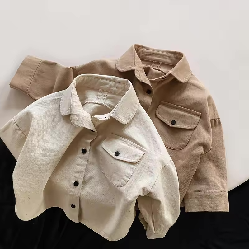 Miles Button Up Shirt in Khaki