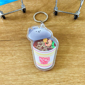 Cup Noodle Grocery Keychain