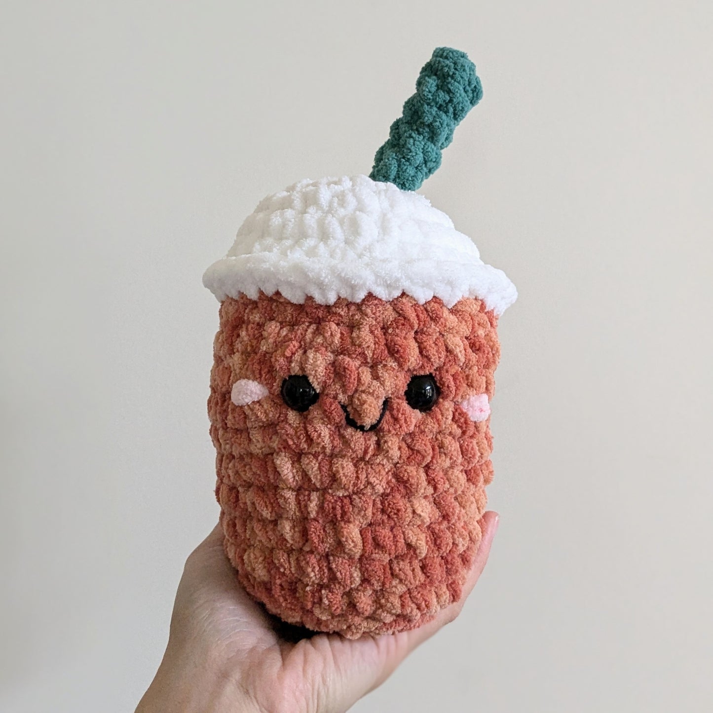 Chubby Boba Tea Crochet Plush