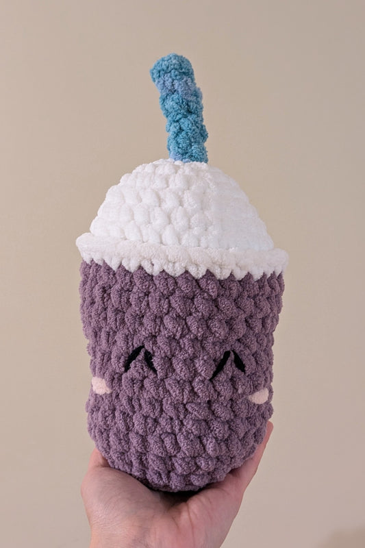 Chubby Boba Tea Crochet Plush