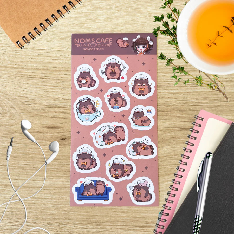 Toast Moods Sticker Sheet