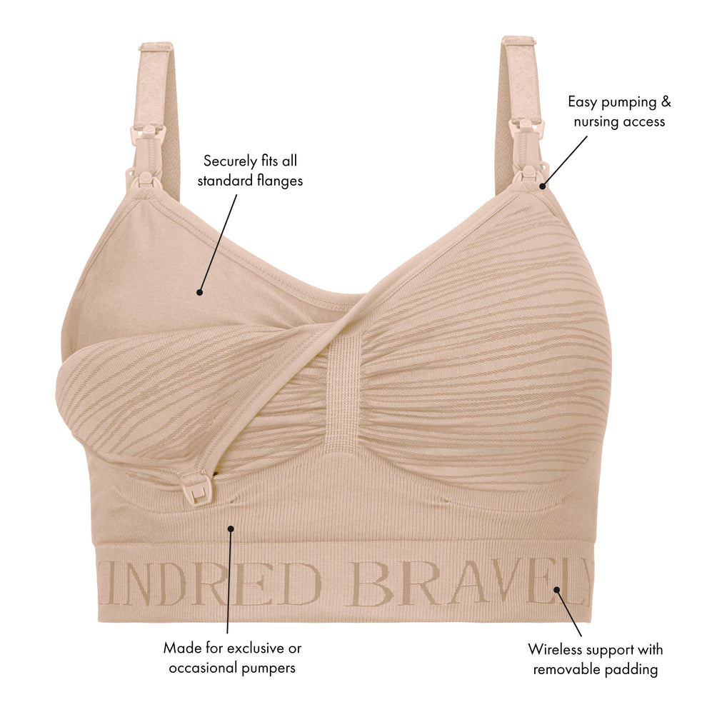 Nursing Bras Plus Size Solid Color Wirefree Maternity Women Postpartum  Breastfeeding Underwear M-4XL