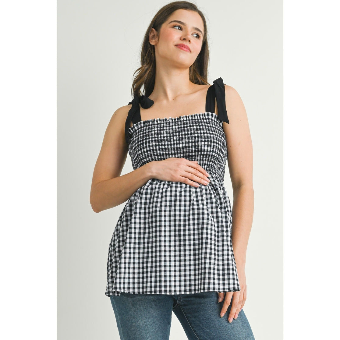 Arabella Gingham Tank Top