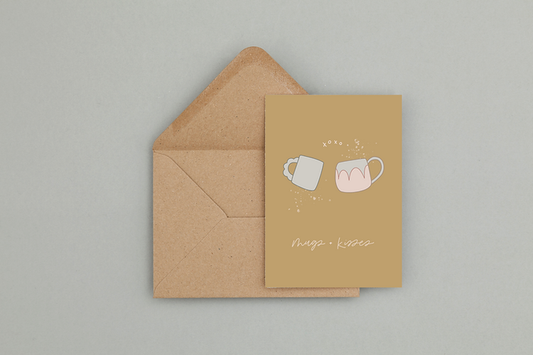 Mugs and Kisses Card