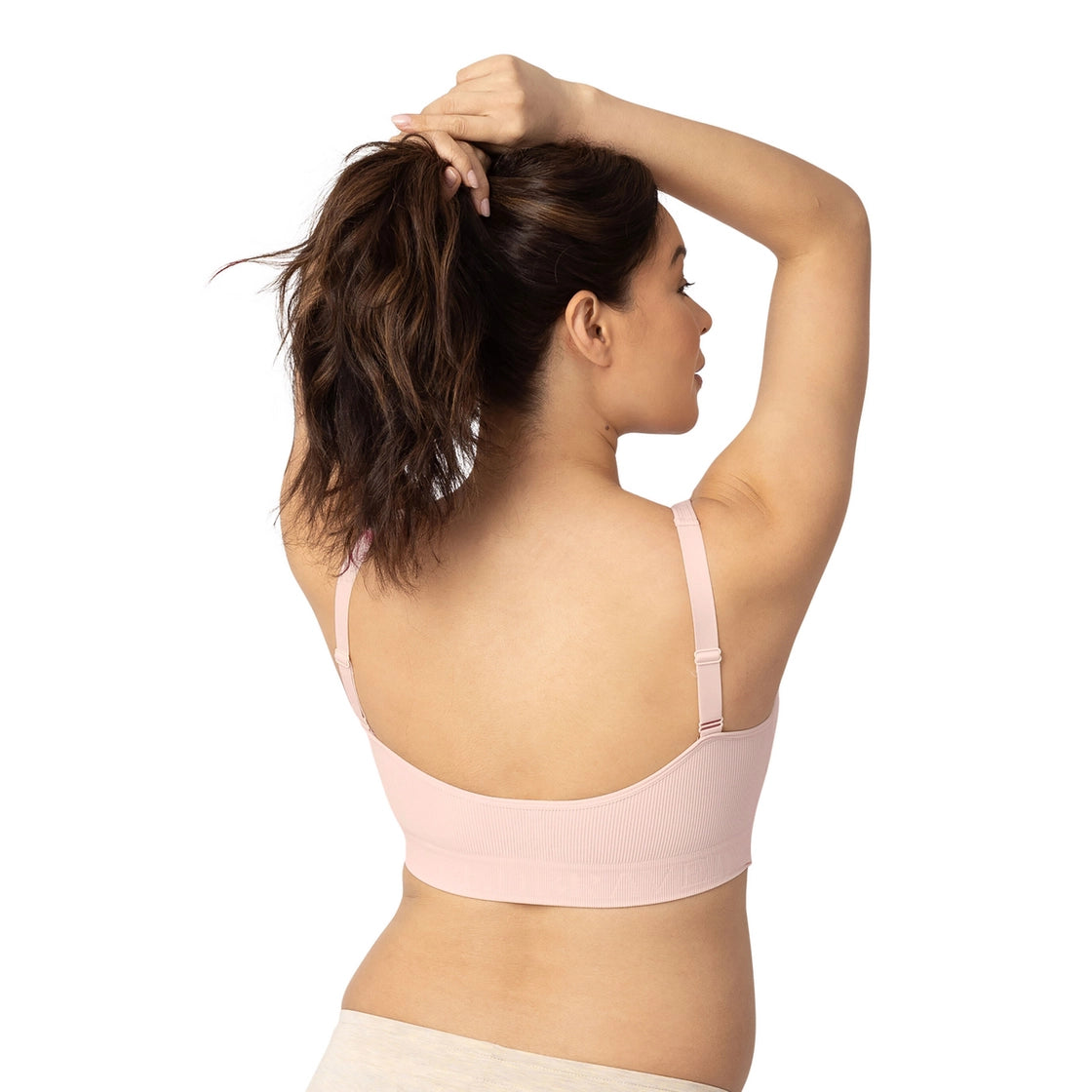 Sublime® Adjustable Crossover Nursing & Lounge Bra in Soft Pink