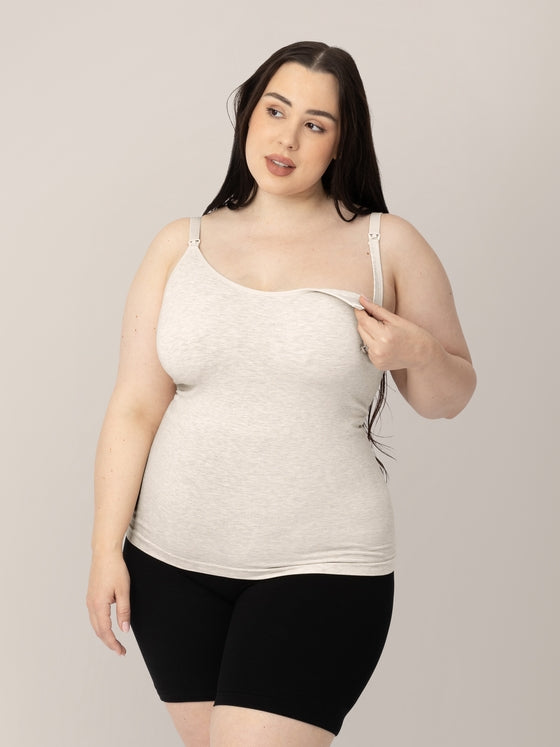 Sublime® Bamboo Maternity & Nursing Camisole in Oatmeal