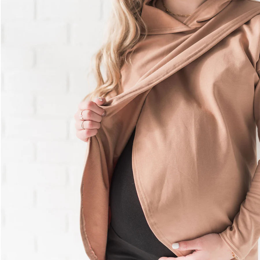 Gianna Hoodie in Camel