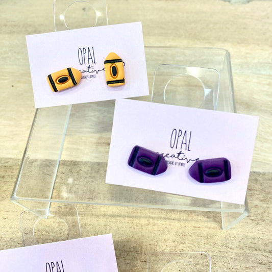 Crayon Stud Earrings