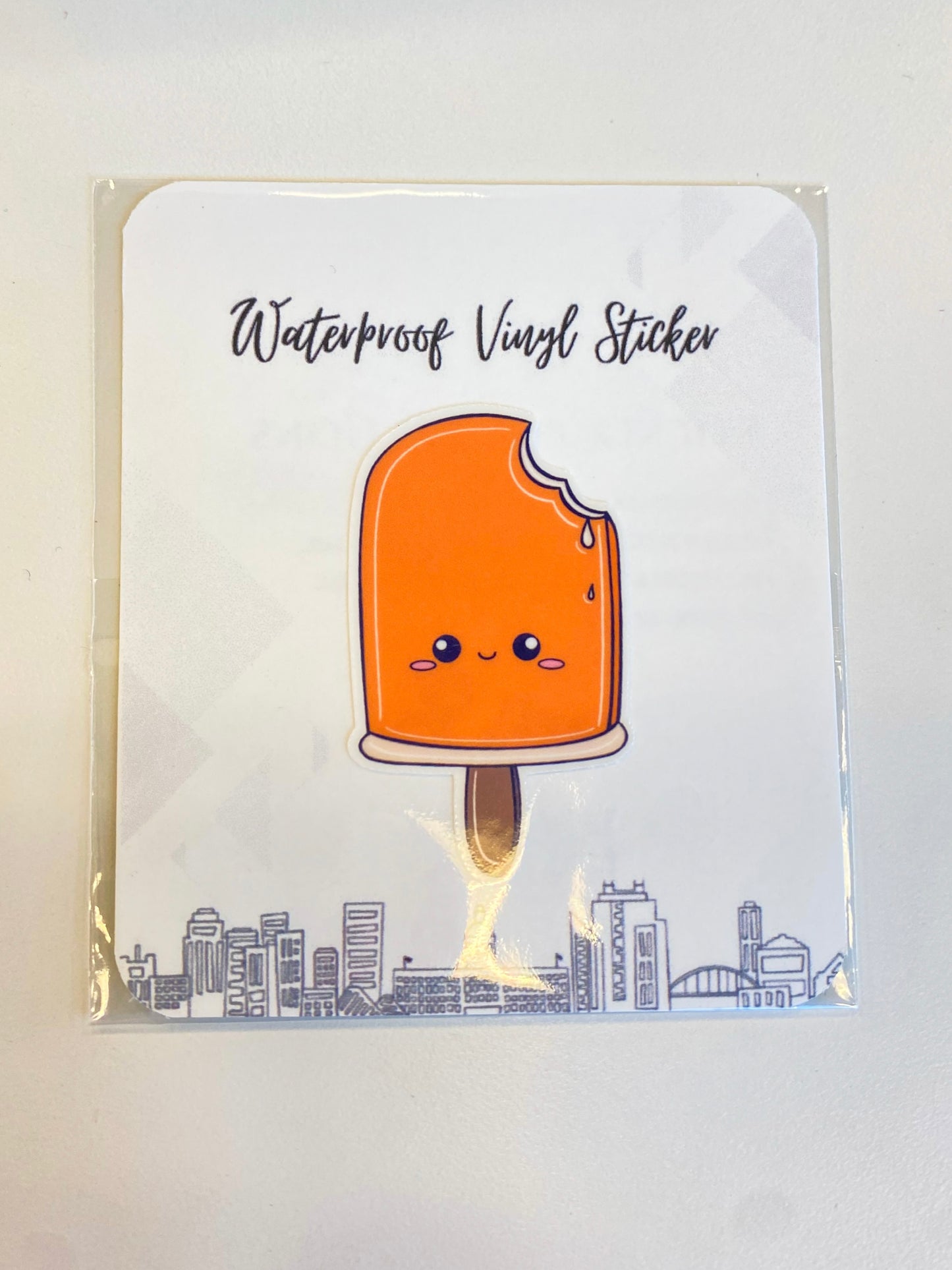 Orange Popsicle Sticker