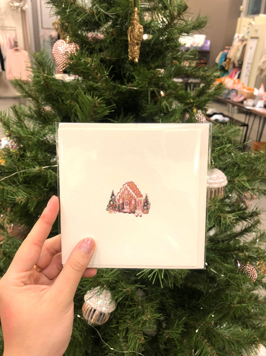 Gingerbread House Mini Card