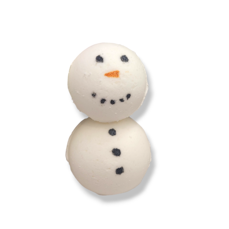 Candy Cane Snowman Bath Bomb