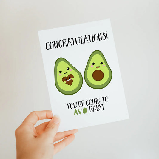 Congrats Avo Baby Card