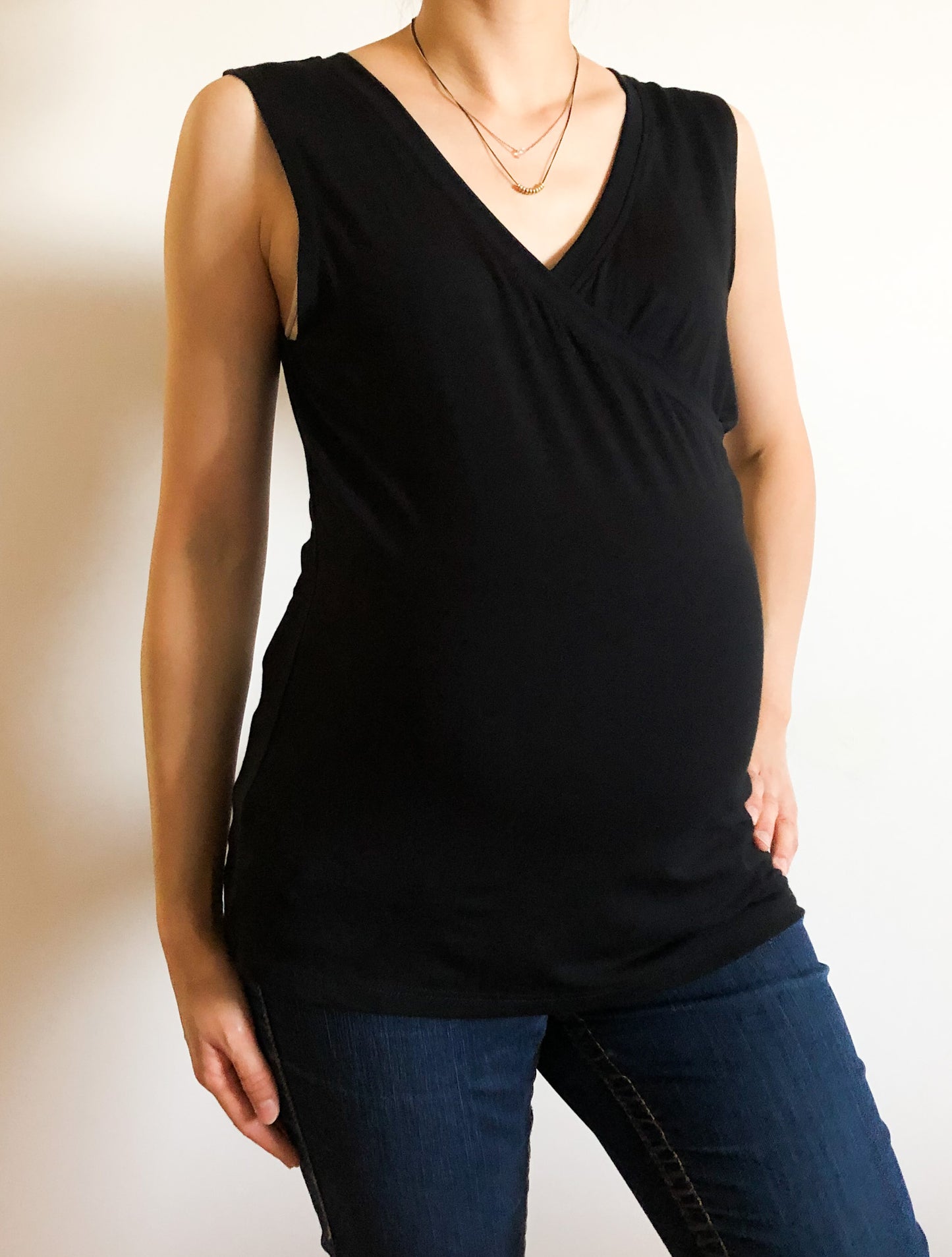 Danna Crossover Tank in Black