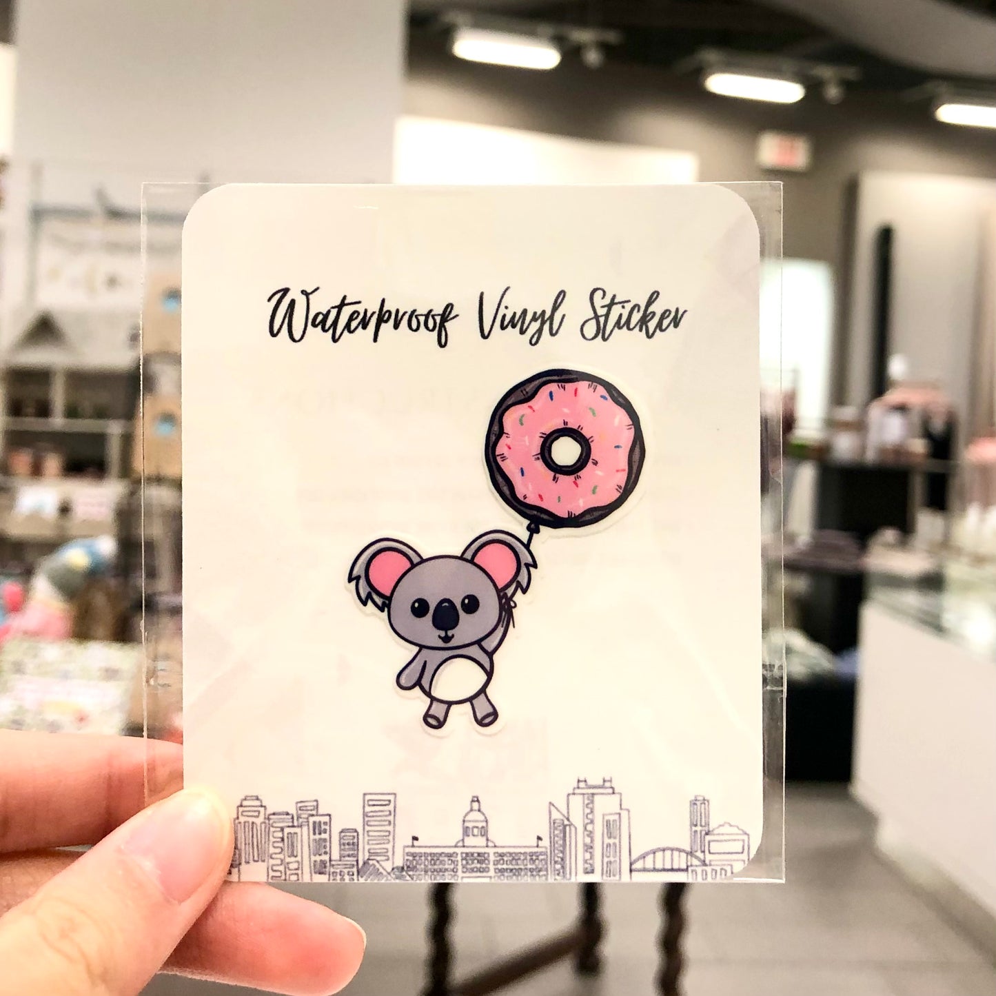 Koala Donut Sticker